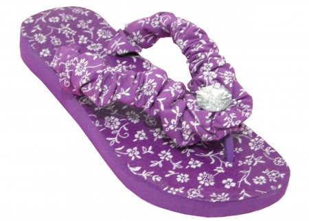 Chinelinho Roxo de Lindo!